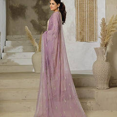 RUMAISA 10 floral pearl cream embroidered chiffon sleeves with floral and organza detailing